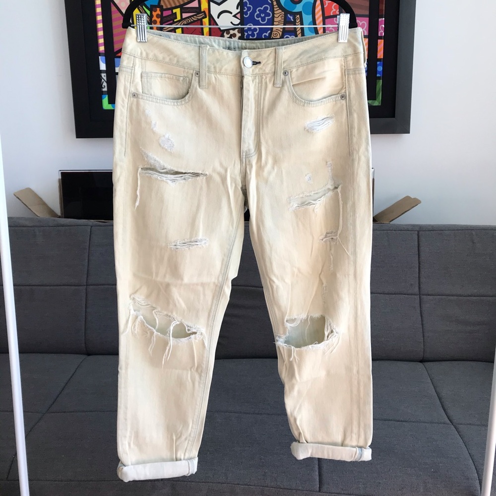 Ripped-Style Jeans